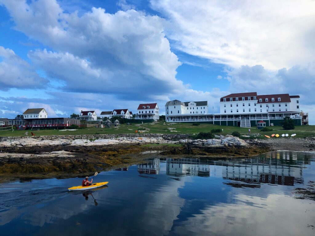 The historic Oceanic Hotel on Star Island